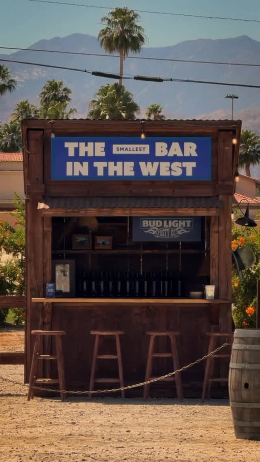 Remember when Posty and his buddies found the Smallest Bar in the West? Well, now it’s your turn. Come see it for yourself at 82120 John Nobles Ave Indio, CA.