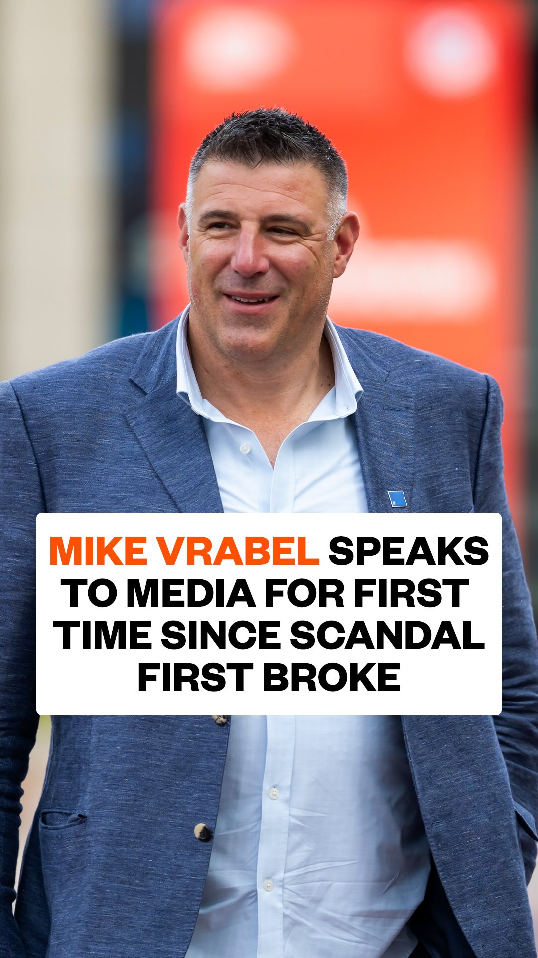 Mike Vrabel spoke to the media for the first time since his alleged affair with Dianna Russini leaked to the press. 

Vrabel dipped to only a 51% chance to return as New England’s coach on Kalshi, but rebounded to 89% after his statement. 

(H/T Mike Reiss) #NFL #Patriots #Vrabel #NFLDraft