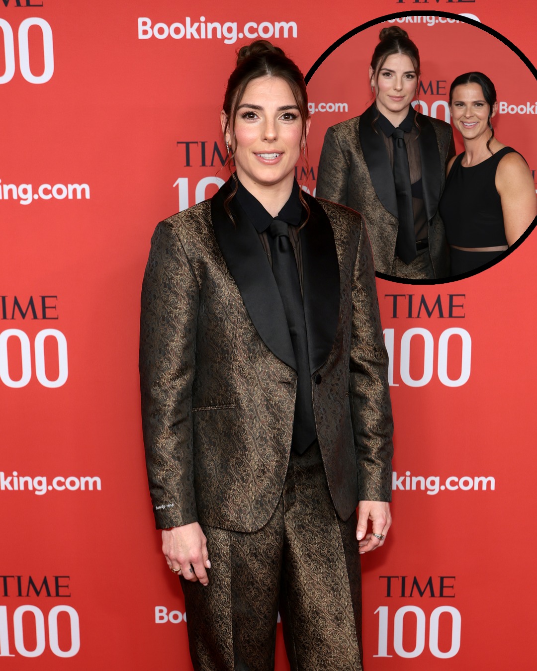 Hilary Knight - one of TIME's 100 Most Influential People of 2026 and Captain of Seattle Torrent - hits the red carpet at the #TIME100 Gala with partner and fellow Olympian Brittany Bowe ✨

📸 Getty Images for TIME