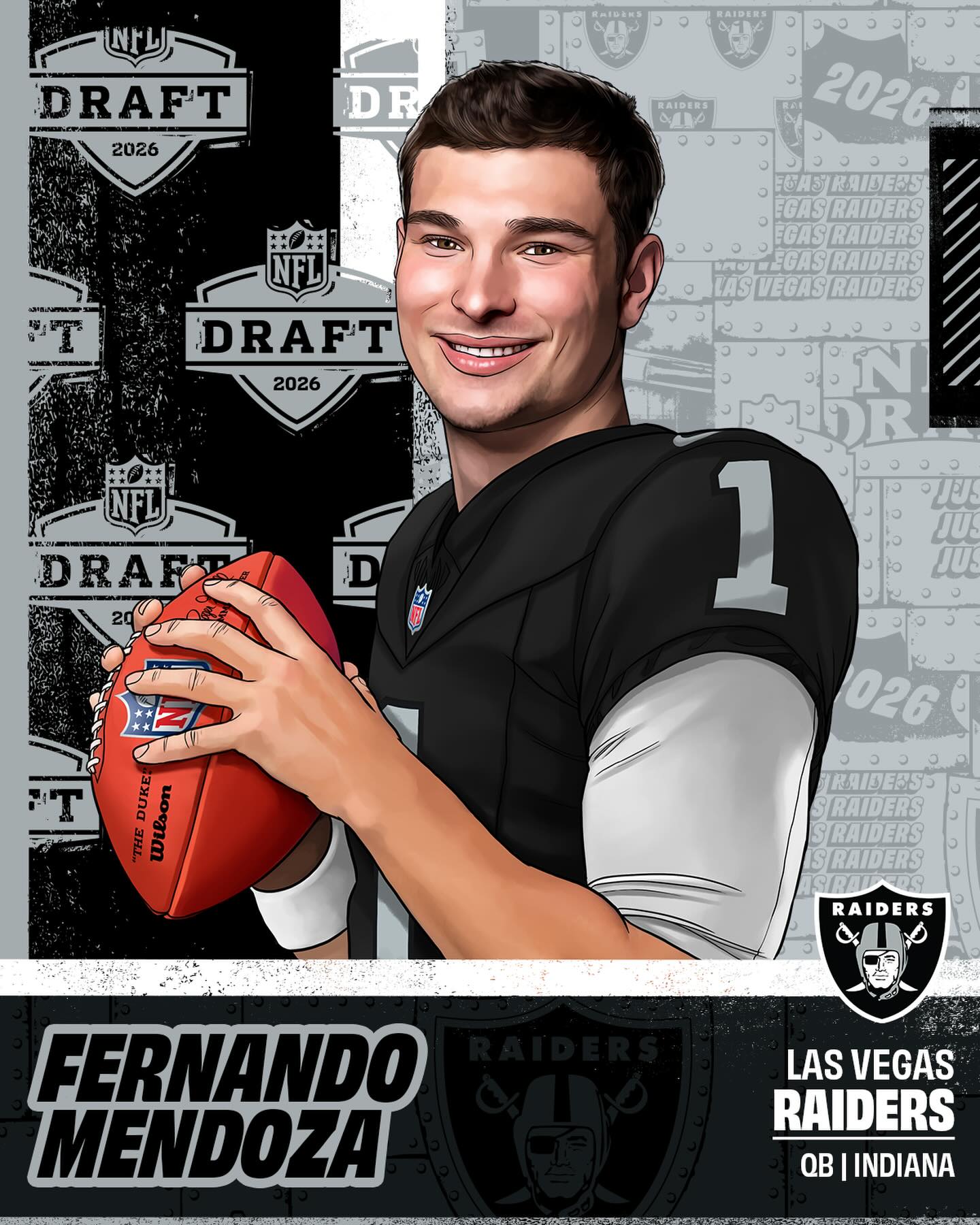 Heisman. National Champ. No. 1 overall pick. Raider.

NFL Draft on NFLN/ESPN/ABC
Stream on @NFLPlus