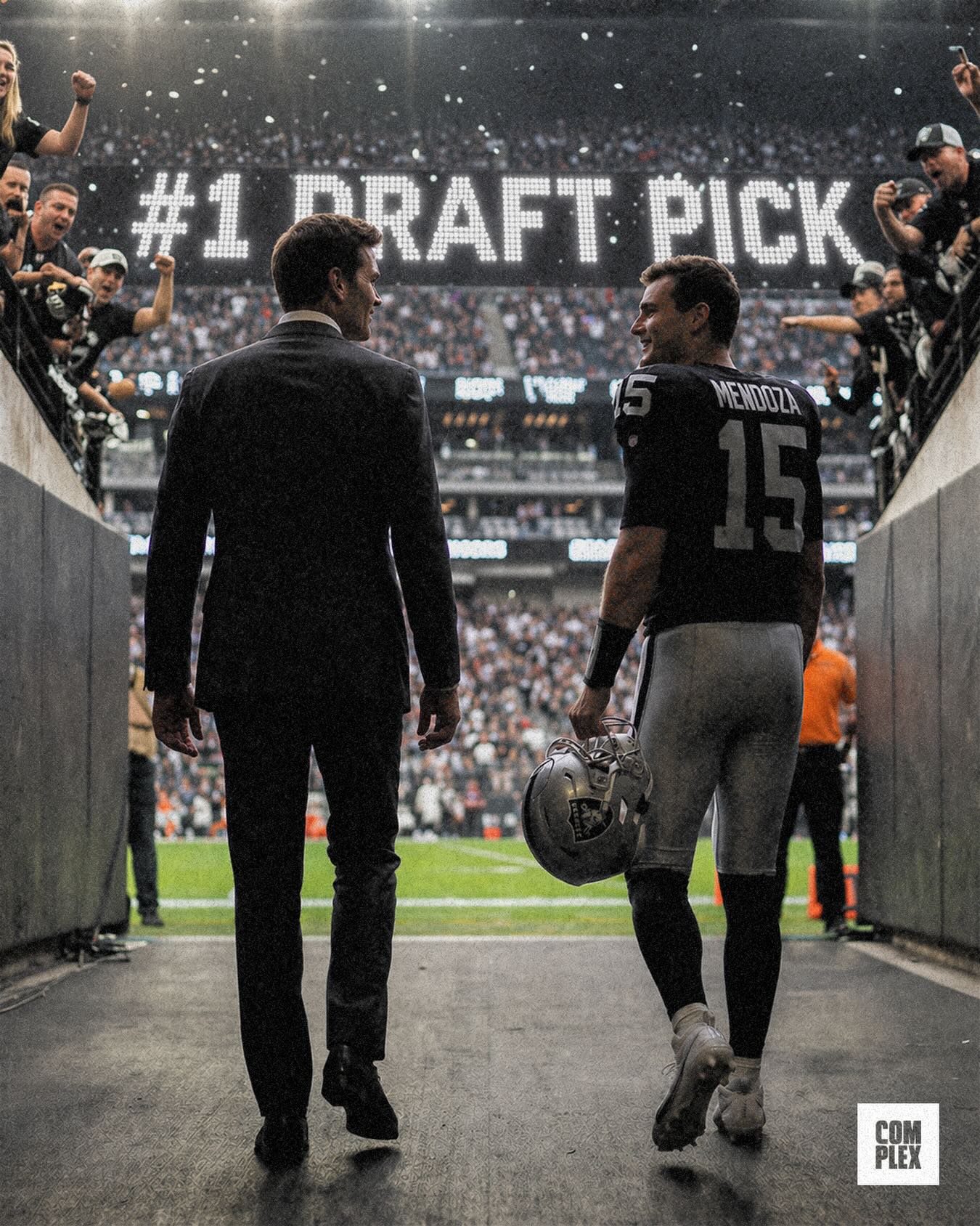 this what we’ve been waiting for 🙌

The Las Vegas Raiders selected Indiana quarterback Fernando Mendoza with the No. 1 overall pick in the NFL Draft.