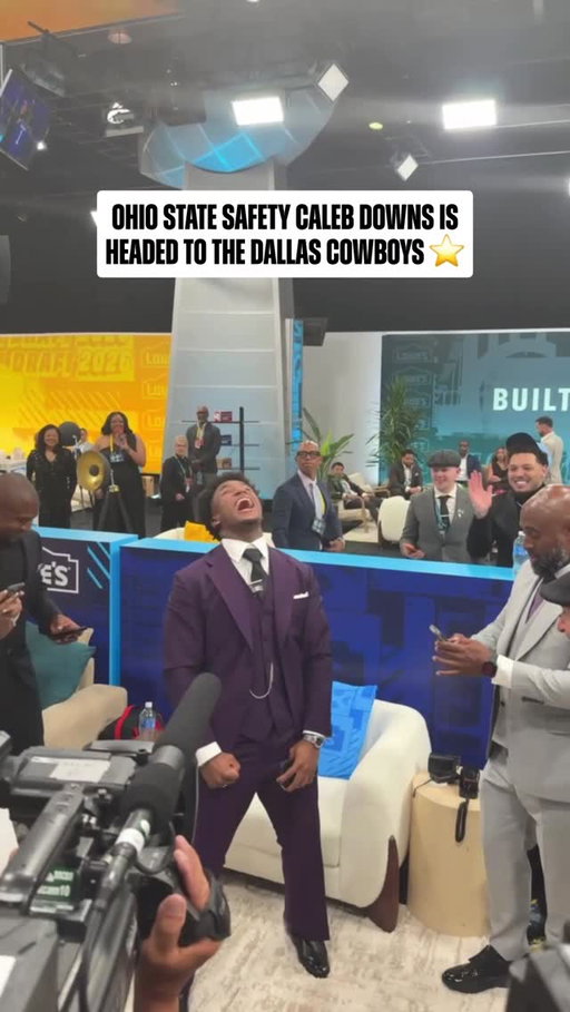 @calebdowns ready to put on a show in Dallas 🤩

NFL Draft on NFLN/ESPN/ABC
Stream on @NFLPlus