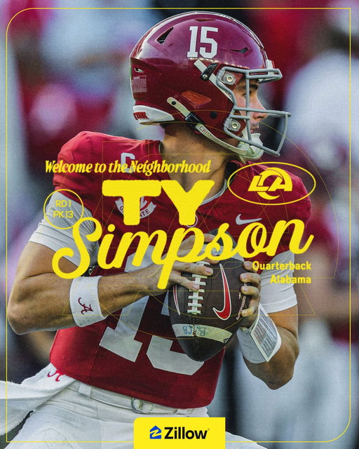 Welcome to the #RamsHouse, @ty_simpson06!