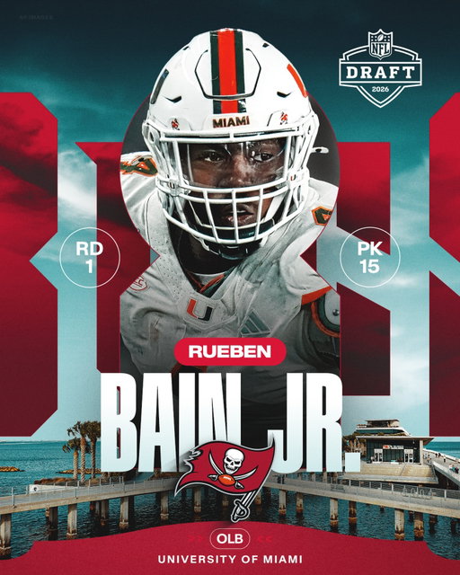 Meant to be a Buccaneer.

Welcome to the Krewe, Rueben Bain Jr.! 🌴👏