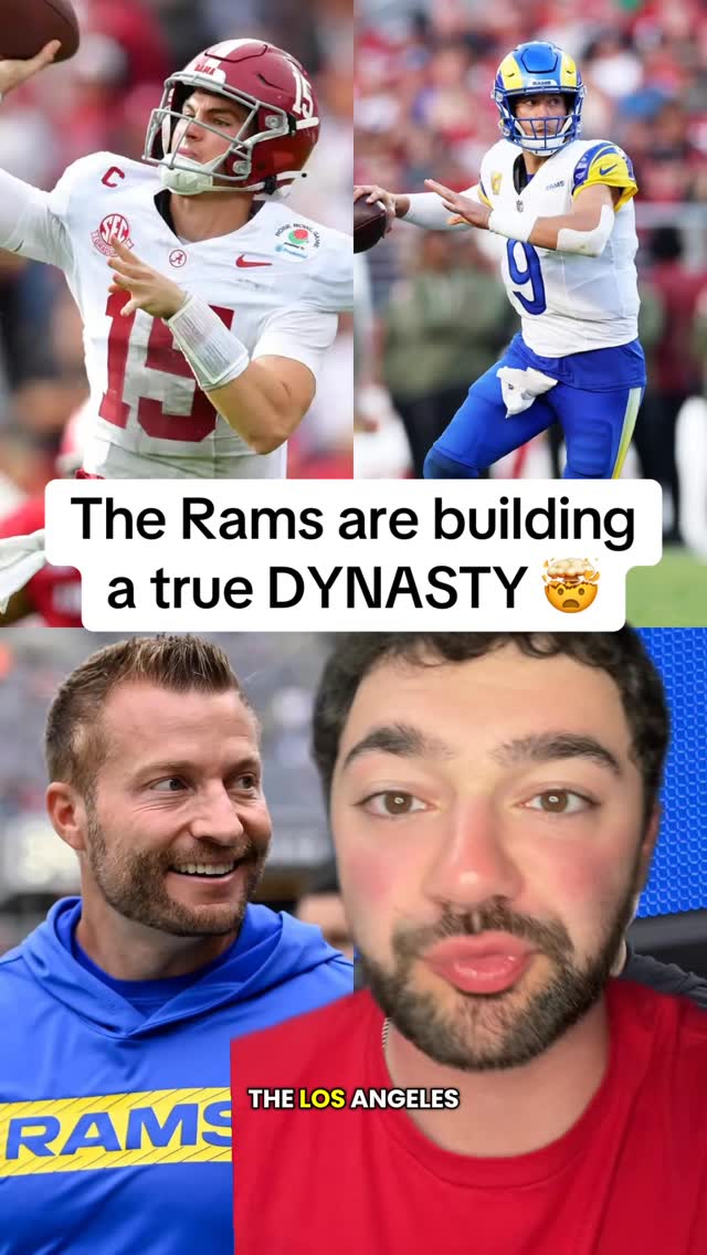 Ty Simspon gets to learn from Sean McVay and Matthew Stafford 🤯🤯🤯 #nfl #football #nfldraft #rams #losangelesrams