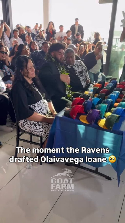 The moment Olaivavega Ioane was drafted by the Ravens 🐦‍⬛

DRAFTED dropping exclusively on @goatfarmmedia YouTube Channel. Link in bio.

#NFLDraft #NFL #BaltimoreRavens #OlaivavegaIoane #DRAFTED