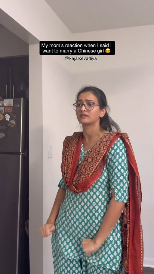 મેડ ઇન ચાઇના વહુ! 😅#kajalkevadiya #viralreelsvideo #madeinchaina #gujraticomedy #momreaction