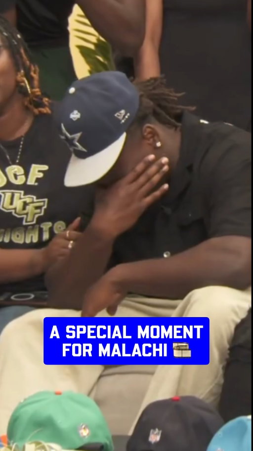A moment Malachi will always remember 🎞️

📺: #NFLDraft April 23-25 on NFLN/ESPN/ABC