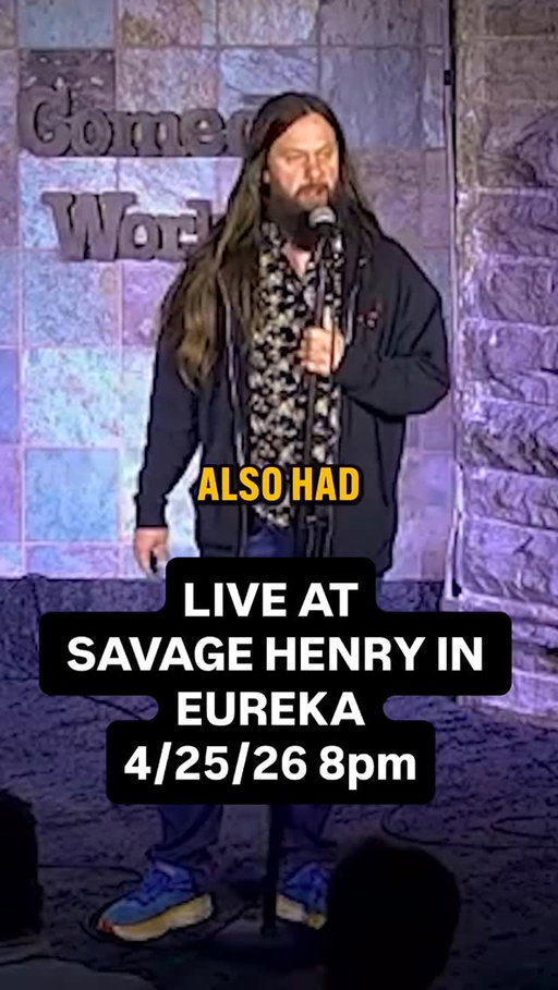 ONE NIGHT ONLY!!! 

This Saturday April 25th at 8pm! Denvers Zac Maas headlines savage Henry comedy club in eureka.

Come for his hilarious jokes, stay for the RAFFLE! We’ll be raffling off 2 tickets to the SOLD OUT legendary Doug Stanhope show taking place 5/8 at 7pm!!!!