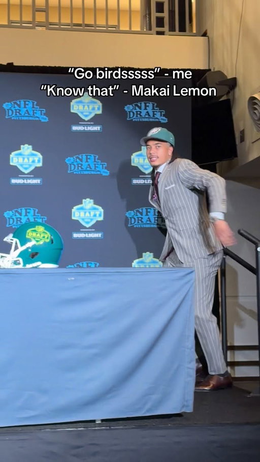 I’m about to start saying “know that” when people say Go Birds .. Makai Lemon effect 🍋

#symonewiththesports #eagles #philadelphiaeagles #gobirds