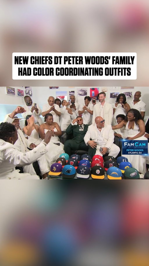 whole fam was fitted in white 🔥 @peterwoods.11