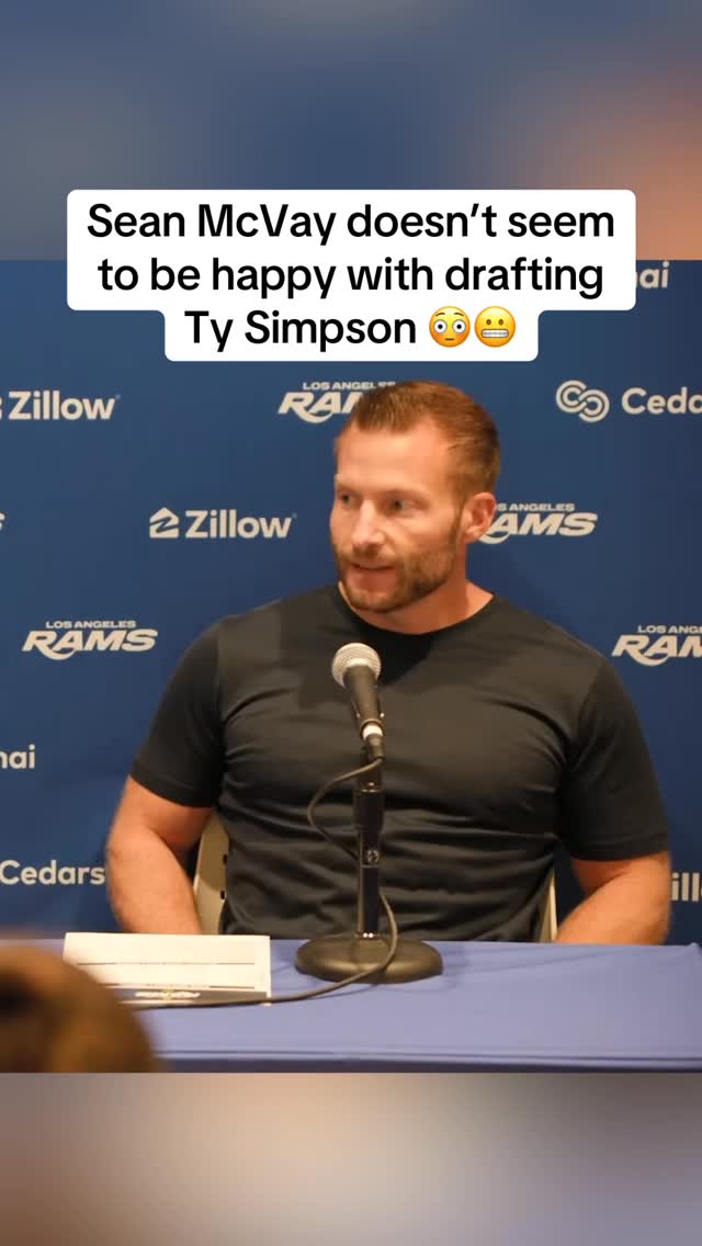 Sean McVay said Ty Simpson will be competing with Stetson Bennett for the backup qb role 🫣