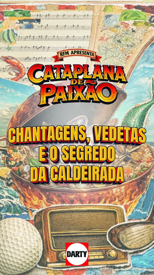 Cataplana de Paixão: Chantagens, Vedetas e o Segredo da Caldeirada

A guerra pelo controlo de Ribeira da Boia sobe de tom! Enquanto os Arpão de Almeida tentam subornar Orlando com margarinas e promessas de implantes de glúteos, o restaurante de luxo da vila torna-se o epicentro de um desfile de vedetas internacionais. No entanto, o verdadeiro poder reside na cozinha da Vó Nanda, onde uma receita secreta promete ser a chave para a independência financeira de toda a população local. 

Episódio completo disponível no YouTube, em podcast e no site da RFM

@pedrofernandes_oficial @lluispinheiro 
@marianaalvim  @gabrielalrbarros 
@nunolopes  @ruimelo @sissi_martins 
@darty_pt