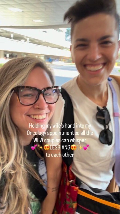 It’s relevant everywhere 💕✨🥰 Happy Lesbian visibility week! #lgbt #oncology #breastcancer #lesbian #sapphic