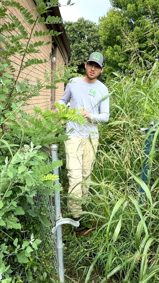 This house SURVIVED a PLANE CRASH that destroyed the entire block #mowing #edging #cleanup #asmr #satisfying #sbmowing #cleaning #overgrownyard #fyp #fypシ #viral #viralvideo #transformation #overgrown #maruyama