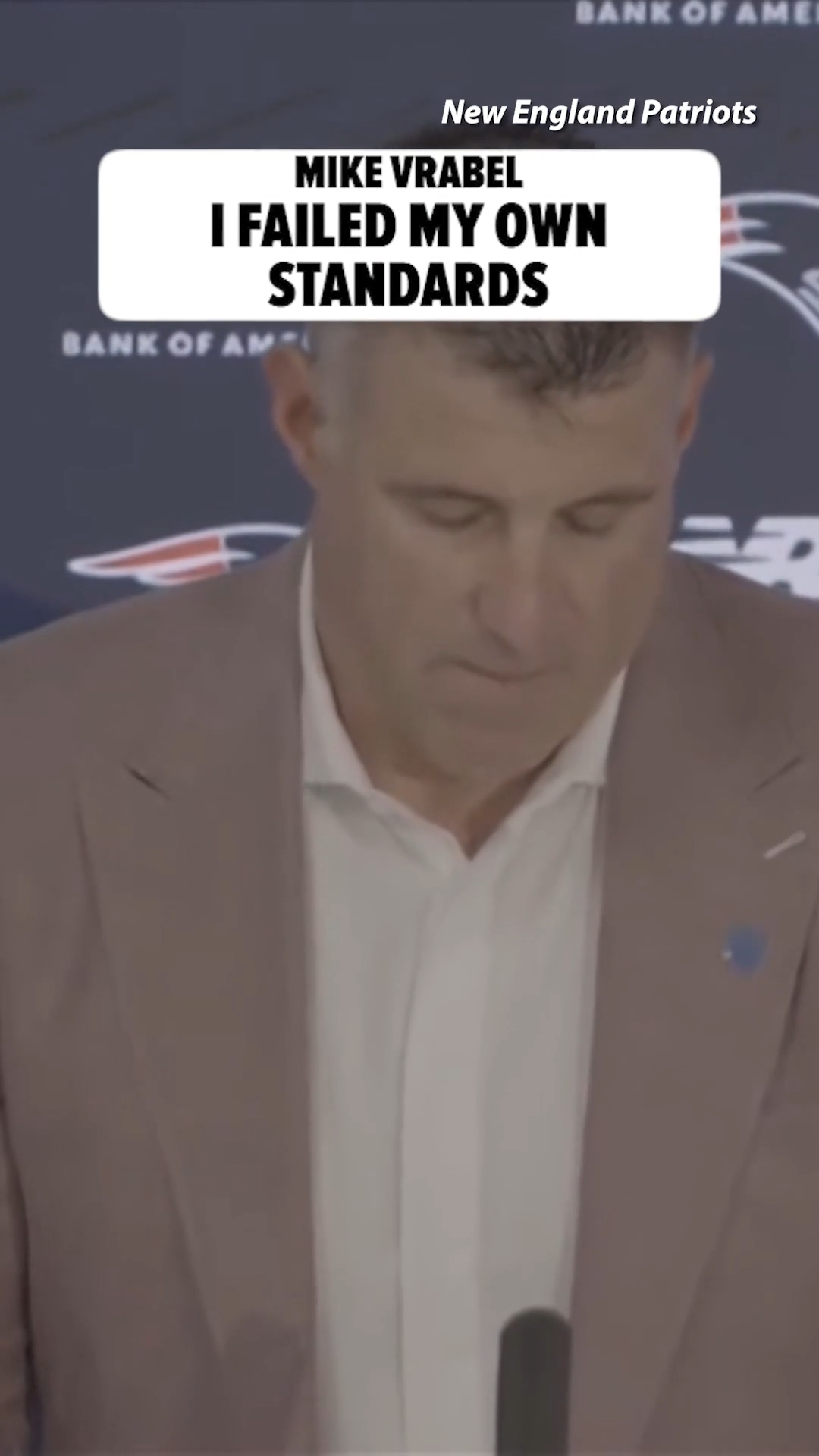 New England Patriots head coach Mike Vrabel says he hasn't lived up to his own standards amid his tawdry scandal involving former Athletic journalist Dianna Russini.

In a press conference, Vrabel avoided Russini relationship specifics but admitted his "previous actions don't meet the standard that I hold myself to."

🎥: New England Patriots

MORE AT LINK IN BIO 🔗