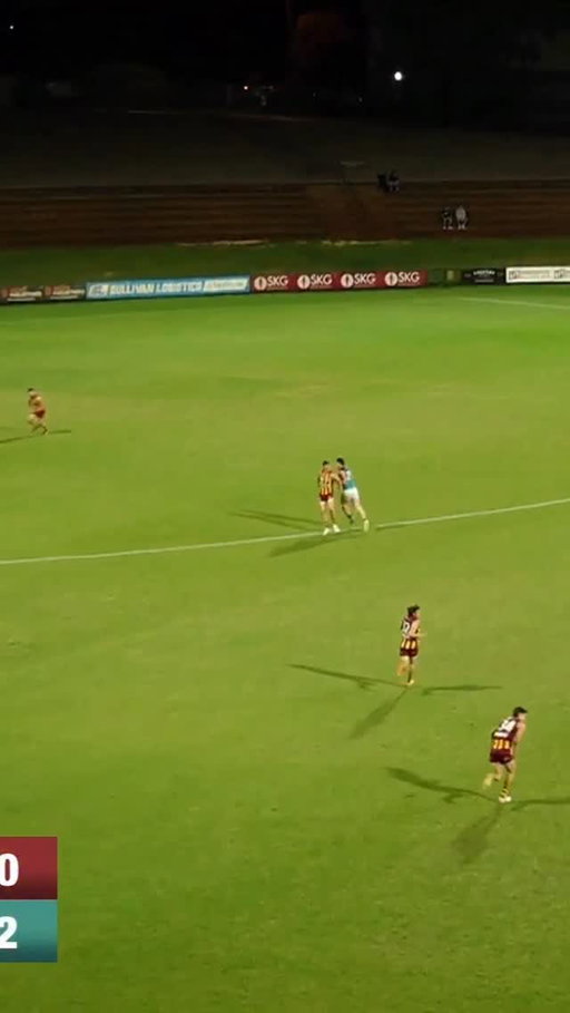 What a mark from Peel Thunder young gun Tazzi Faithfull in the EGT WAFL Colts this evening 🤯