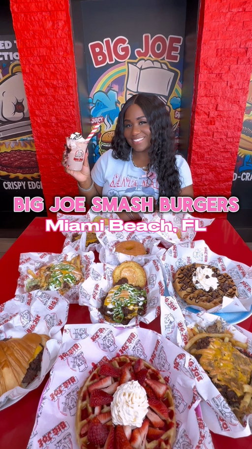 Miami Beach has a NEW smash burger spot and I’m claiming it now… @bigjoesmashburgers might be one of the best smash burger spots in Miami 👀🔥🍔

From the juicy 100% Angus beef smash burgers to the waffles and creamy shakes… Yeah, they did not come to play 🔥🤏🏾

If you love, trying new foodie spots, add this one to your list ASAP because I already know people are about to be obsessed 😩🍔 

📍 6987 Collins Ave., Miami Beach, Florida

Would you try this spot?👀
-
-
#MiamiBeachFood #MiamiFoodie #Smashburger #BurgerLovers #MiamiEats