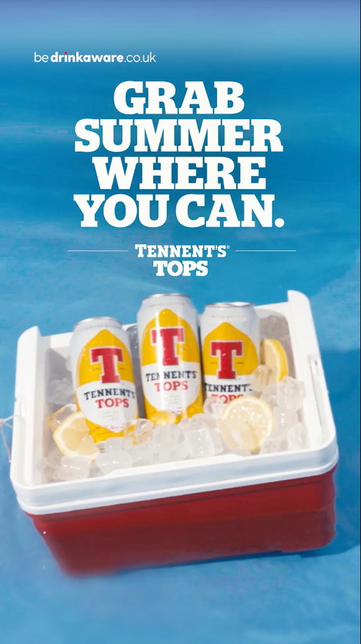 Tennent’s Lager and lemonade, the best match to come out of Scotland since Proclaimer 1 and Proclaimer 2