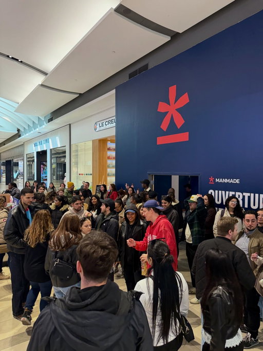 THIS TIME NEXT FRIDAY, MANMADE WILL OFFICIALLY OPEN ITS DOORS AT CARREFOUR LAVAL 👏👏👏

We brought the whole team to check out the store (yes, all hundred of us) and everyone was rushingggggg!!! 

7 days till the grand opening… who’s coming??? 🚀