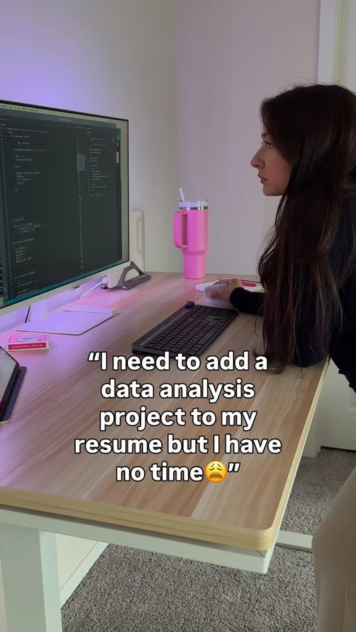 Comment “DATA” & I’ll send you all the links needed to add this Data Analysis project to your resume for FREE!

#data #dataanalysis #datanalytics #dataanalyst #resumehelp