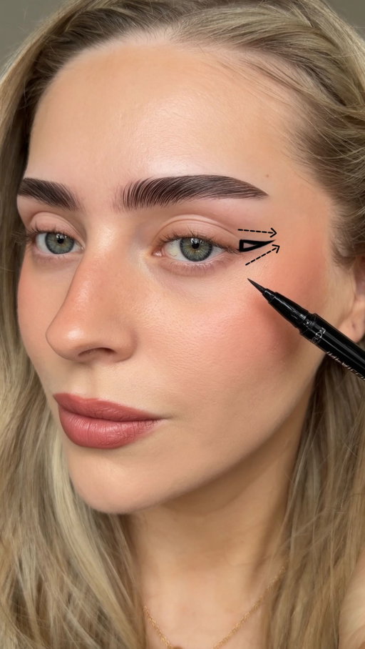 gradient eyeliner hack🖤⭐️. save it to try later! products:
@lorealparis infaillible micro fine eyeliner in black & Loreal telescopic extentionist mascara 
@makeupbymario master mattes eyeshadow palette 
video inspo @beauty_vik_ 
#makeup #beautyhacks #eyeliner #makeuphacks #makeuptips eyeliner tutorial, eyeliner hack