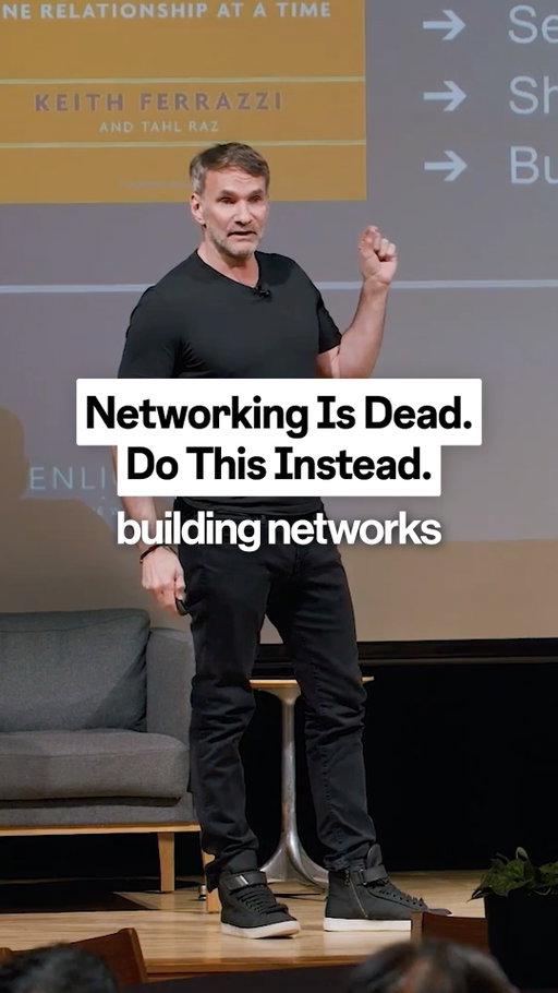 Networking the way I used to teach it works, but it’s exhausting and rooted in scarcity. The real shift is building a community where relationships compound and opportunities grow without constant effort.

#KeithFerrazzi #BeyondConnections #Leadership