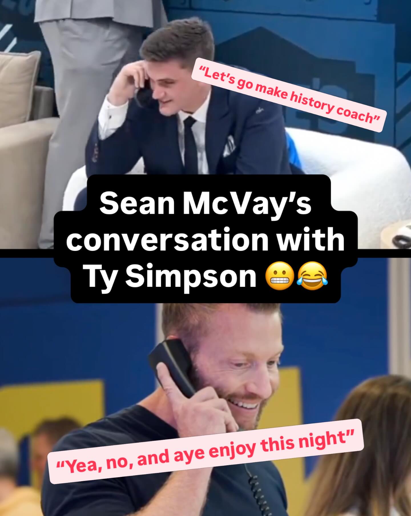 Sean McVay got his guy 🔥