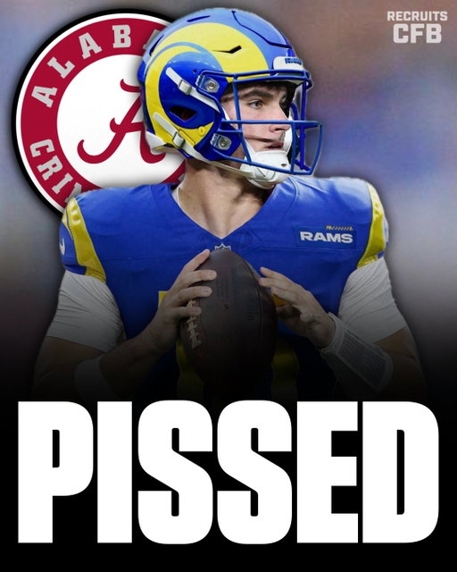 Alabama star QB Ty Simpson was on the phone crying his eyes out after being selected in the first round of the NFL Draft by the Rams: “Let’s go make history coach” (swipe)

Sean McVay: “Yeah, no and aye, enjoy this night man” 💀

McVay has been adamant that he will compete with Stetson Bennett for the backup job. 

Might be safe to say that he wanted to draft someone else to compliment Stafford for now… thoughts?