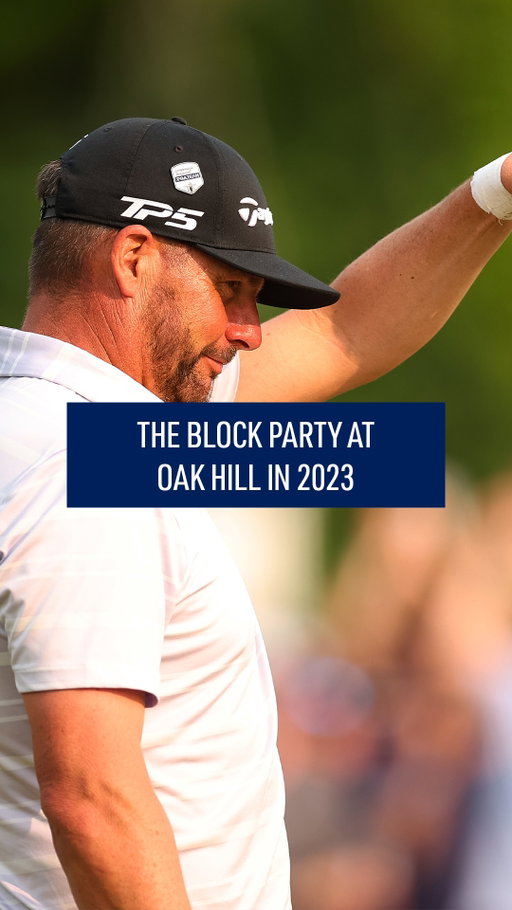 Rory McIlroy had a front row seat— Where were you when Michael Block made history at Oak Hill? 

#PGAChamp