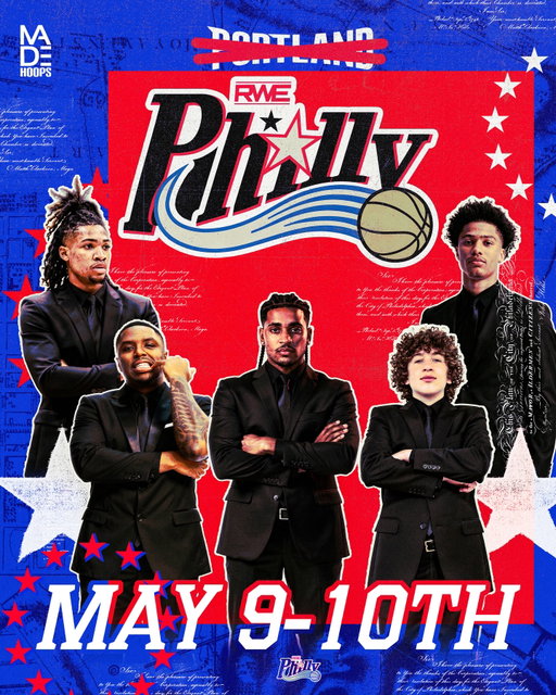RWE Is Headed To Philadelphia, PA May 9-10th 🚨 We Will Be Playing In The Philly Clash With MadeHoops. Philly Is Replacing Portland On The Schedule.