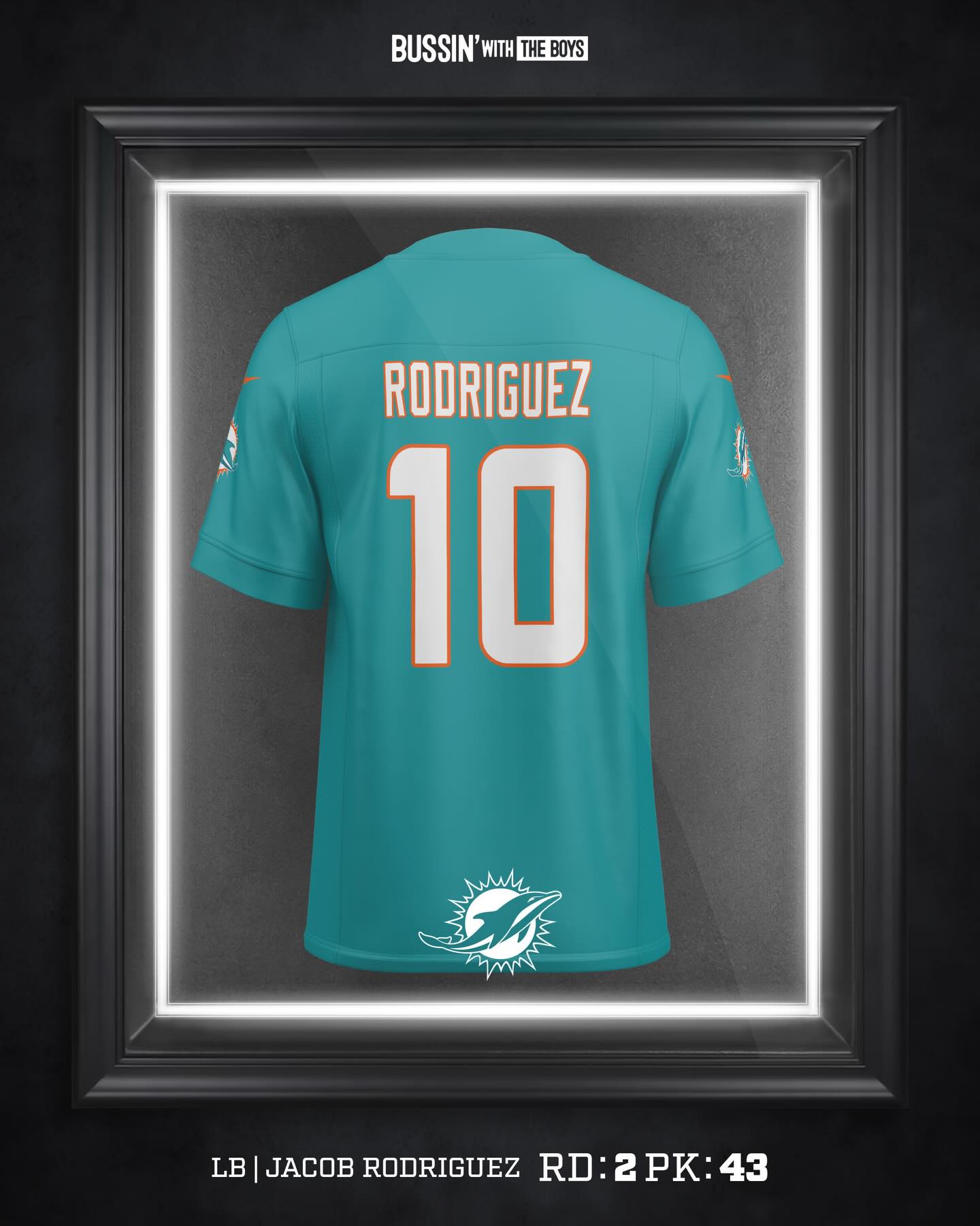 The Dolphins just selected STUD Texas Tech LB Jacob Rodriguez 👀🐬 

WHAT A STEAL