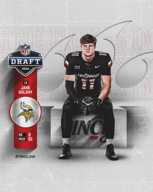 Jake is headed to Minnesota!

51st overall to the Vikings

#NFLDraft | @prolinkworks
