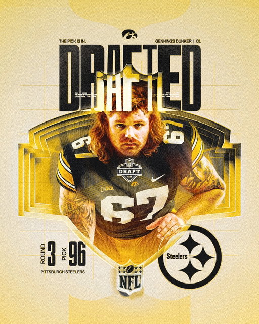 Back in the Black & Gold

@genningsdunker ➡️ @steelers 

#NFLHawks x #NFLDraft