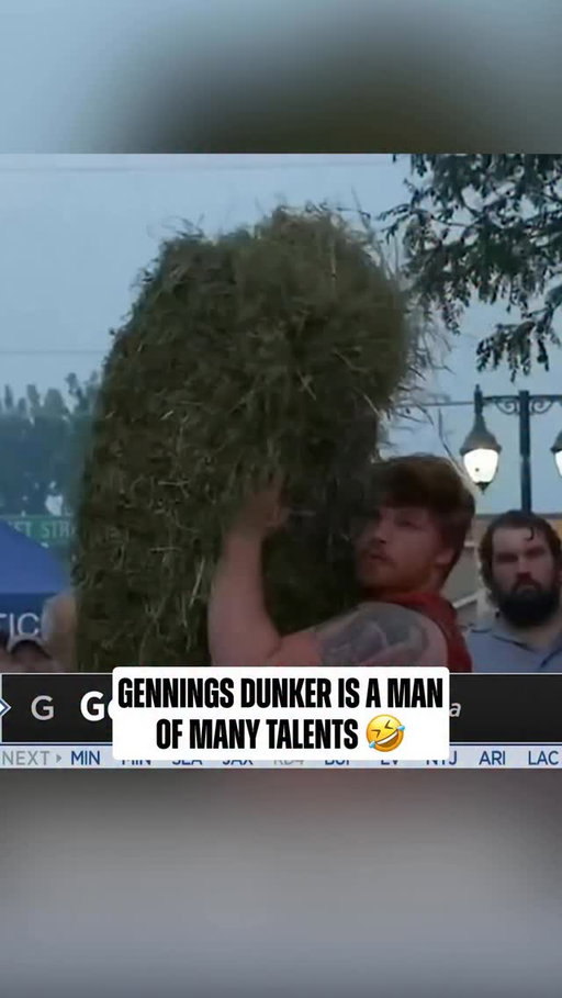 “He’s a legitimate lumberjack.” 💪