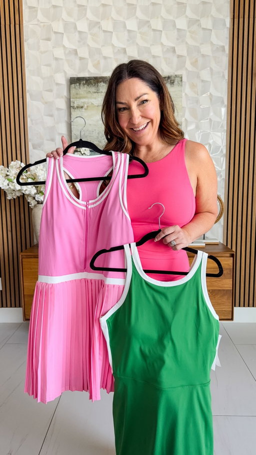 When the fit is more important than the skill 🎾 🏌🏻‍♀️ I might still be a beginner at pickleball and golf but I can sure look the part 🤣 These adorable active dresses both have removable cups, attached shorts and are under $40. 

To shop all the looks:
📩 Reply TRM and I’ll send the links to your DMs
🔗 ShopMy — linked in bio under the Instagram tab
🛍️ LTK shop — also linked in bio

#amazonfashion #ActivewearDress #SpringFashion