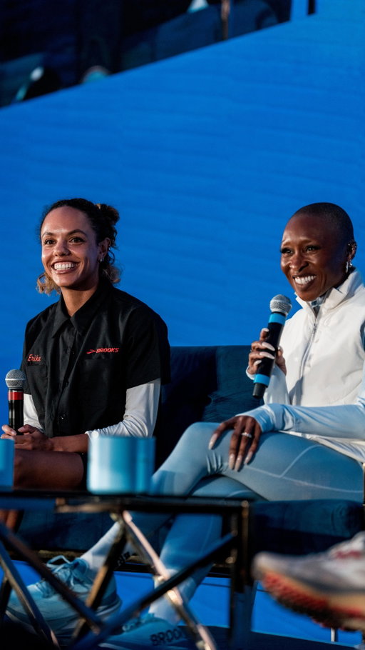 Tune in to Nobody Asked Us with Des and Kara, featuring @cynthiaerivo and her coach, @imtinyrik, on the road to London 2026. Now streaming wherever you get your pods.