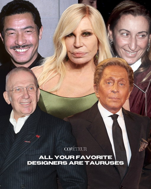 It turns out our fashion mood board has a rising sign, and it’s in Taurus. As one of the most hard working, ambitious, and dependable astrological signs, it’s no surprise that many of our favorite designers are born in the same constellation. Swipe to see which designers were born this season.