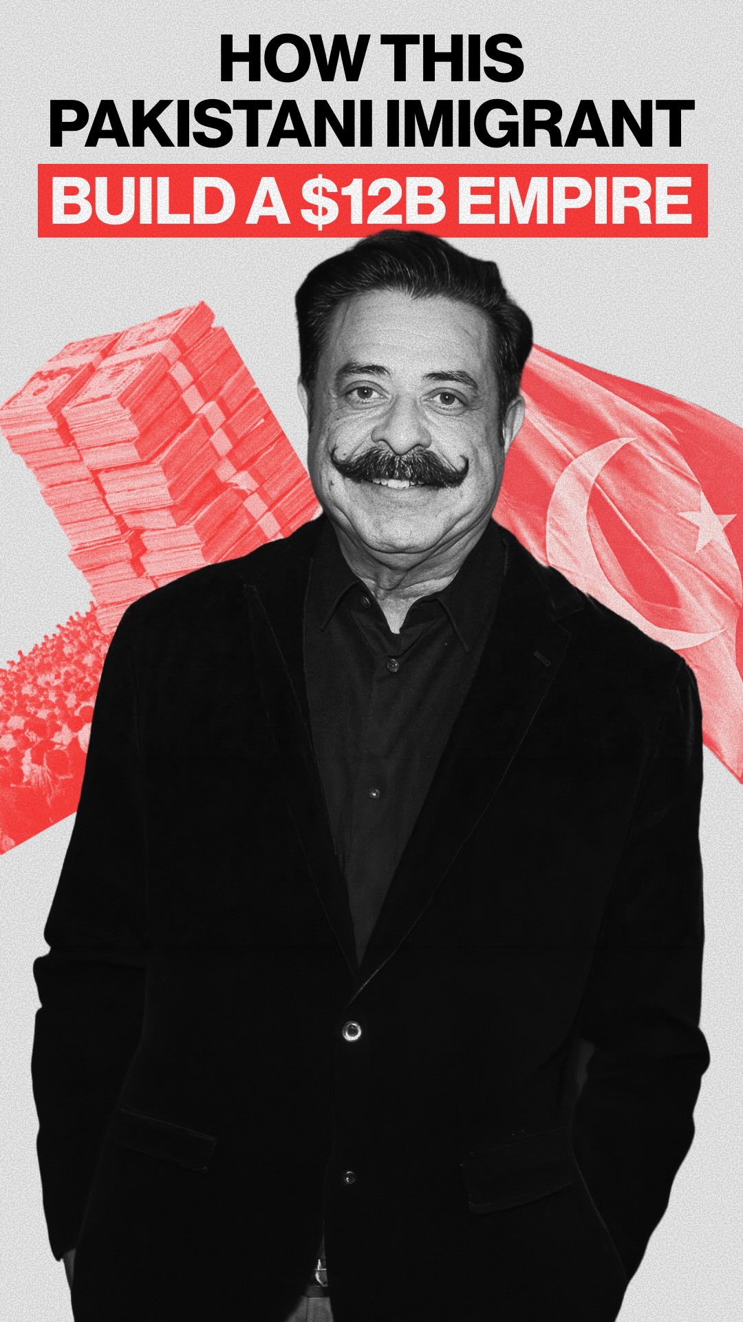 In 1967, a 16-year-old called Shahid Khan landed in Illinois during a blizzard with $500 in his pocket. His first job was washing dishes for $1.20 an hour.

While studying engineering, he got hired at a small auto parts company. He noticed their truck bumpers could be better, so he designed a one-piece bumper that was lighter, stronger, and cheaper to make.

He left, started his own company, then bought his former employer two years later.

By the late 1980s, his company was the sole bumper supplier for every Toyota sold in America. Today it turns over $9 billion a year.

Then he bought the Jacksonville Jaguars for $770 million, becoming the first ethnic-minority owner in NFL history, before going on to own premier league club Fulham, and All Elite Wrestling.

Forbes said it best, describing Khan’s journey as as the embodiment of the American Dream.