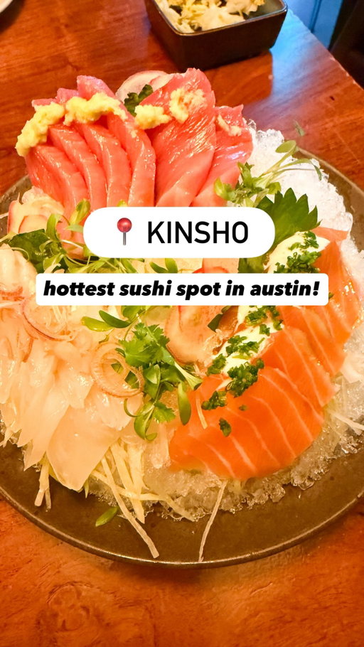 New on Rainey, and already setting the bar *dangerously* high. 🍣✨

@kinshoaustin might just be my best meal of the year so far—and yes, I’m fully aware of the weight of that statement ‼️

Start with the Lychee Martini 🍸 (because elegance should always come chilled), then let the lineup do what it does best: yellowtail tiradito that practically melts and you’ll lick the bowl clean, Wagyu skewers 🥩 that don’t ask for attention—they command it, and a rock crab roll that deserves its own standing ovation.

Add in pristine salmon and tuna sashimi 🍣, buttery hotate, and just when you think you’ve peaked… churros with miso caramel enter the chat and politely steal the show 🍢!

Rainey Street, consider this your glow-up era. I’ll be back—frequently, and with very little restraint. Thanks for having us in, Kinsho! I’ll be back to order it all so soon 🥢
-
-
-
Sushi, Rainey street, best sushi in Austin, best meal of the year, Austin TX, date night ideas
#sushilovers❤️ #sushitime #austintx #datenightideas #foodiesofinstagram