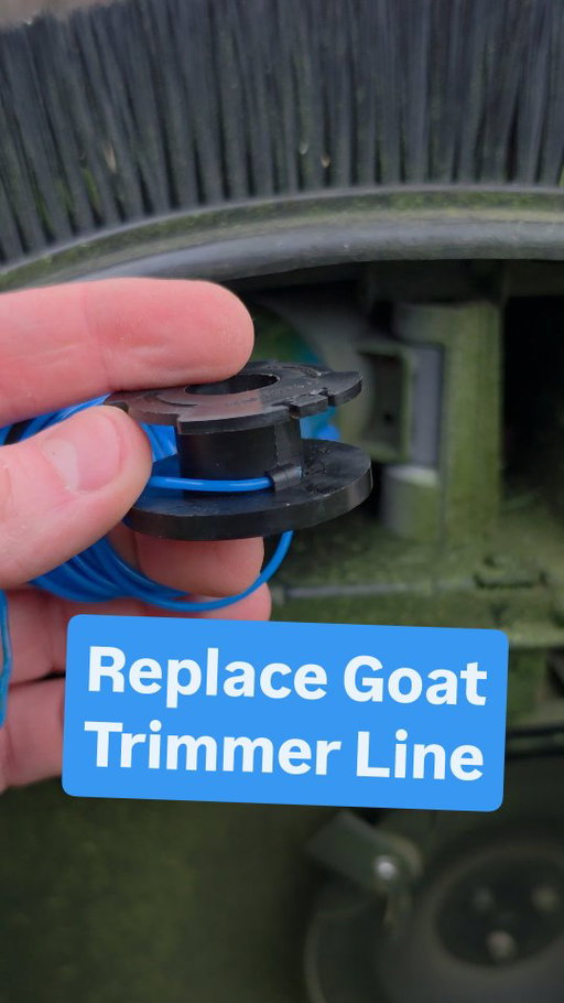 Replacing ECOVACS Goat TruEdge Trimmer Line