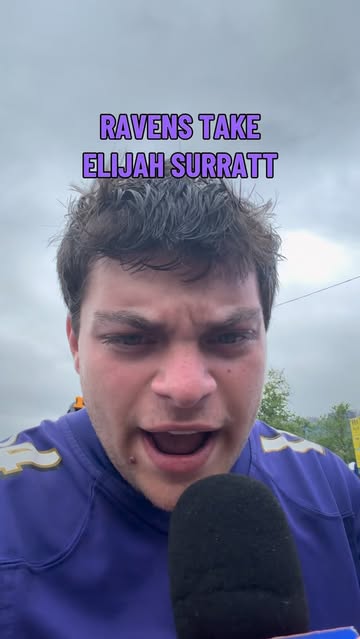 As a player, I love the pick but I’m a little confused why we took two versions of the same player. #thenextnetwork #joshberman #baltimoreravens #nfldraft #elijahsurratt