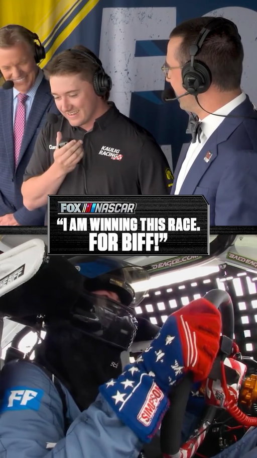 This is probably the most Talladega conversation of all time. 🦅🏁