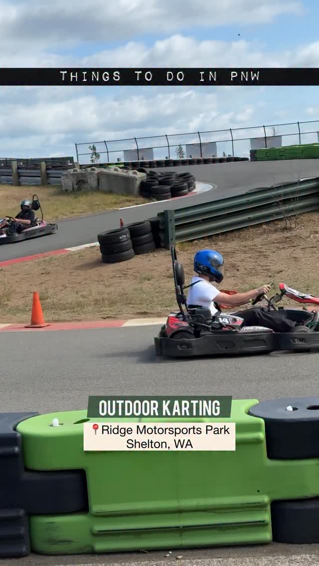 Looking for something adventurous to do? How about karting at @theridgemotorsportspark in Shelton WA?🏎️

The Ridge GP Kart Track is a 1/5th scale version of the Ridge Motorsports Park road course and it is the only kart track replica in North America.

Their Karting track has features including, elevation change, blind corners and their signature Ridge Complex!

$34/ride + helmet fees, 12 mins per ride. They are open Fridays-Sundays starting this weekend, April 25/26 until October!🔥

Ridge Grand Prix’s Spring hours are currently:

Friday’s 4pm-8pm
Saturday’s 12pm-8pm
Sunday’s 12pm-7pm

Summer hours will be the updated in June!

Will you try this?

📍1060 W Eells Hill Rd, Shelton, WA 98584

LET’S EXPLORE!🩷