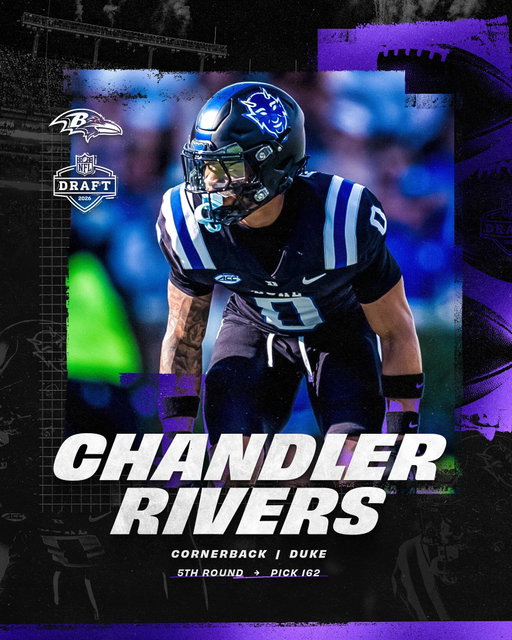 Welcome to Baltimore, @chandlerrivers2 😈