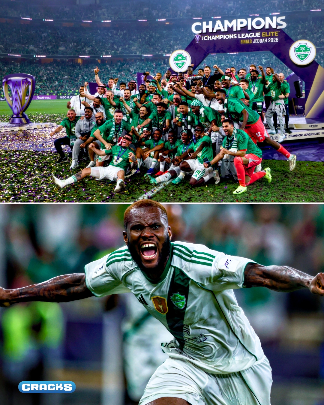 ¡AL-AHLI ES REY DE ASIA! 🇸🇦

🔥 En una final dramática, el Al-Ahli se coronó campeón de la Champions League de Asia por segundo año consecutivo tras vencer 1-0 al Machida Zelvia con un gol agónico de Firas Al-Buraikan al minuto 96 del tiempo extra.

🧤 Pese a jugar con 10 hombres por la expulsión de Hawsawi, Edouard Mendy fue figura con atajadas clave para asegurar el título ante más de 58 mil personas. ¡Histórico!