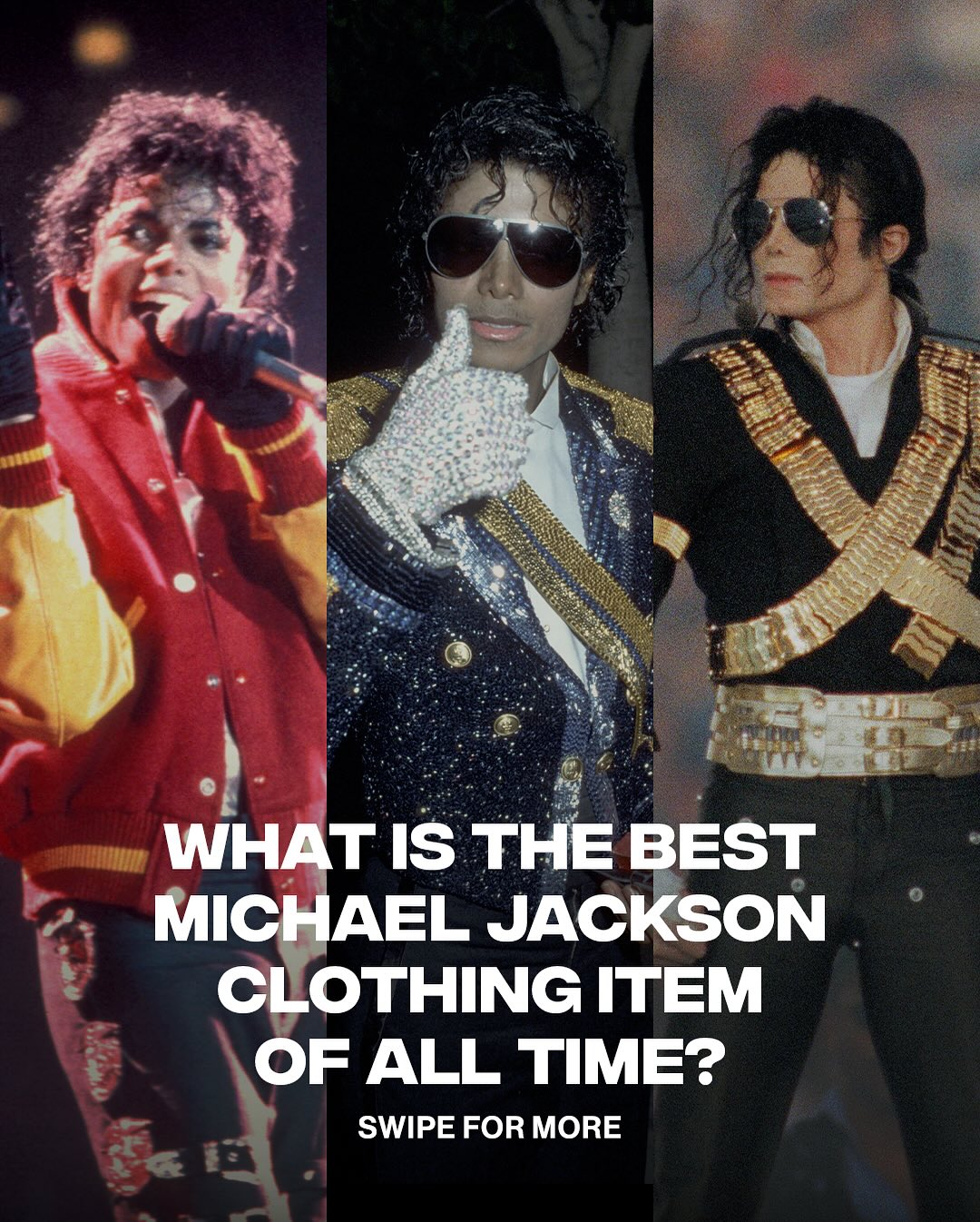 ‘Michael’ is HERE ✨  What Is the Best Michael Jackson Clothing Item of All Time?
 LINK IN @complexstyle BIO to cast your vote and explore Michael Jackson’s Style Evolution