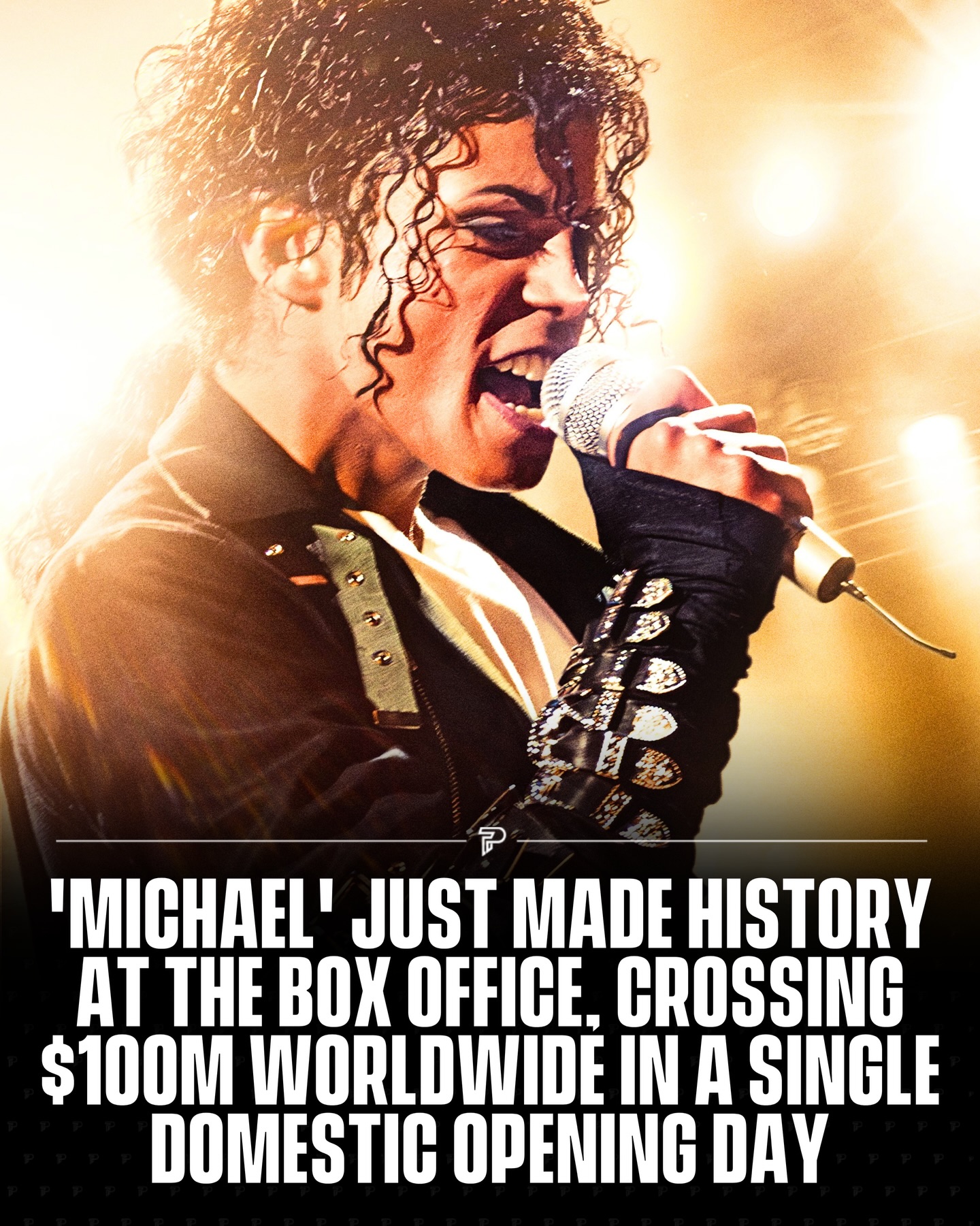 The Michael Jackson biopic has made a massive box office impact, surpassing $100 million worldwide in a single opening day, including over $40 million domestically, setting a new record for the biggest opening day ever for a biopic and becoming the highest opening day of 2026 so far.

-
#news #viral #pubity