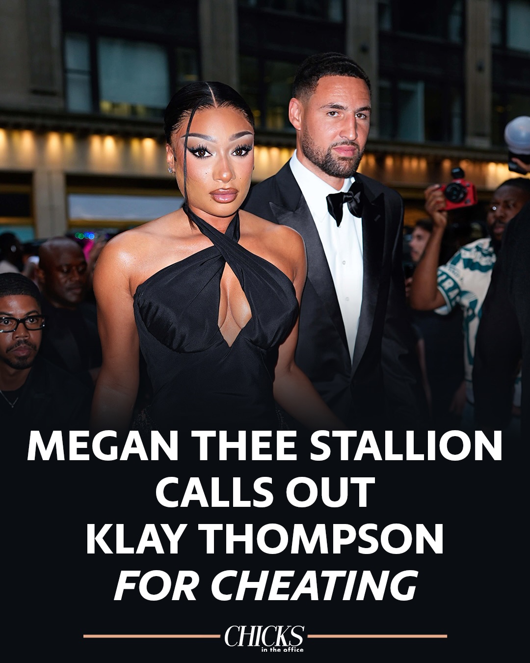 Megan Thee Stallion took to her IG story to accuse Klay Thompson of cheating 💔