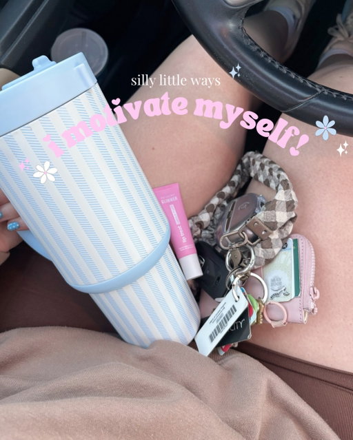 sometimes we just need a little extra motivation! these may seem simple & a little silly, but they genuinely help me be more productive & make better choices! teaching, being a toddler mom, trying to get stronger, & stay organized certainly isn’t easy, but i will always work to make a little better everyday:) 

🌸🫧🐚🐟☕️

#momsofinstagram #romanticizinglife #pastelvibes #everydaylife #productivity